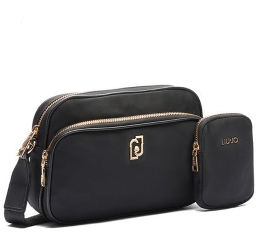 Borsa  Liu Jo Achala Nylon ECS M Camera Case AA5176 T4559 Col. 22222 Nero